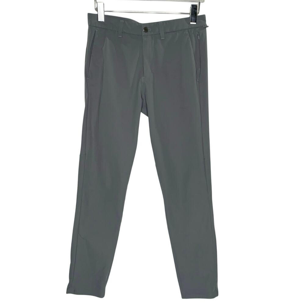 Lululemon Commission Slim Fit Pant 31 Warpstreme Iron Blue Performance